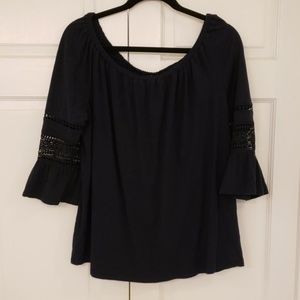 LOFT Bell Sleeve Top - Large